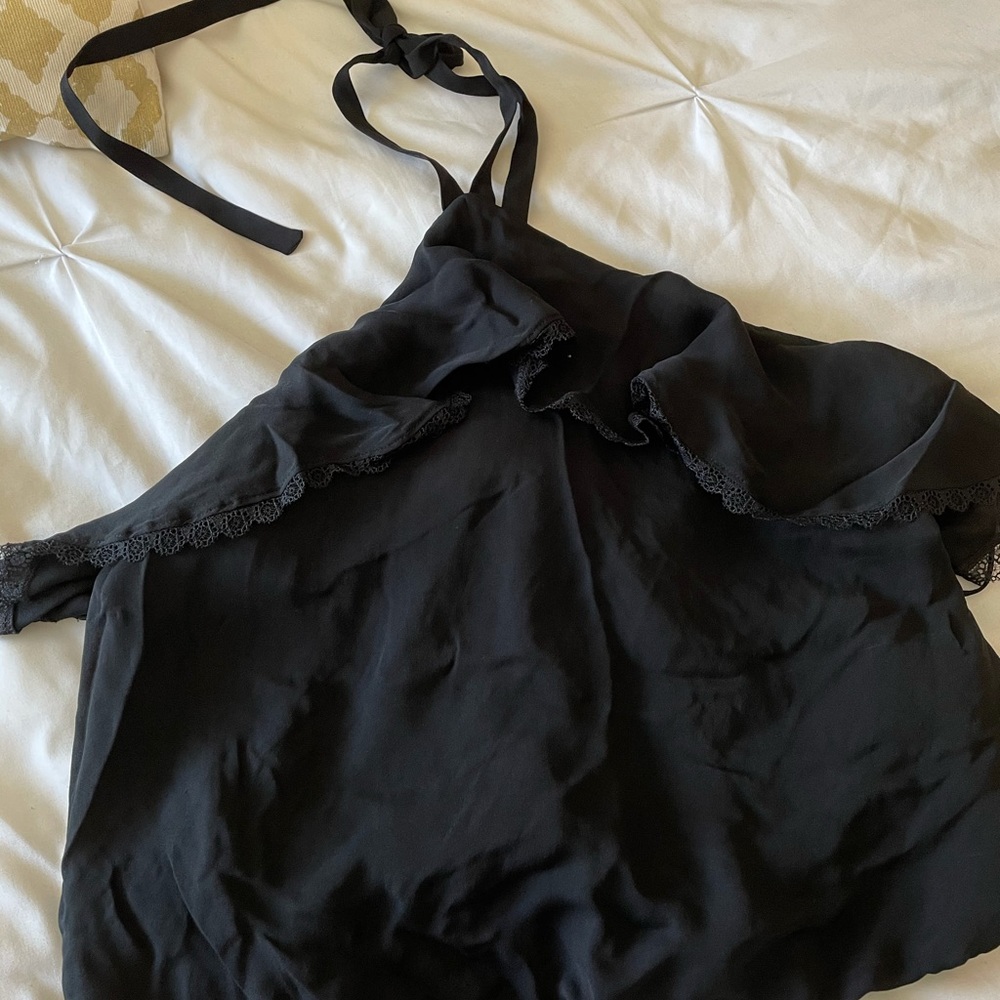 Alice & Olivia black halter